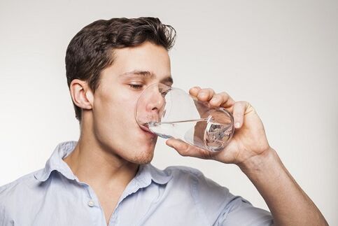 Instructions for taking capsules with a glass of water