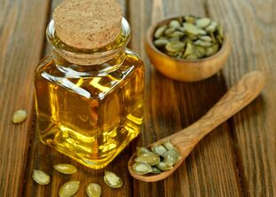 Pumpkin oil for washing